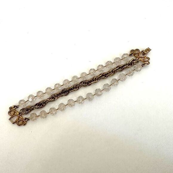 Sarah Coventry vintage multi strand “golden ice” bracelet - Picture 7 of 8